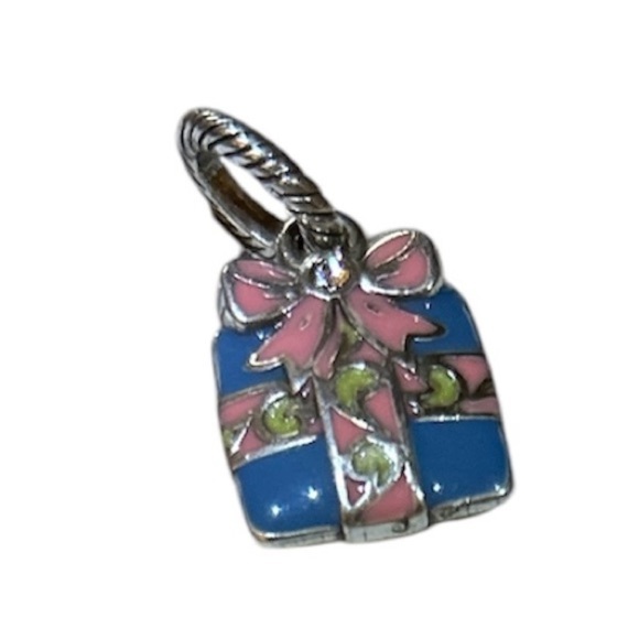 Brighton Pink and Blue Birthday Gift Present Charm - Picture 5 of 8